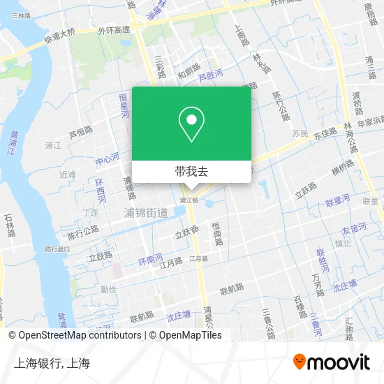 上海银行地图