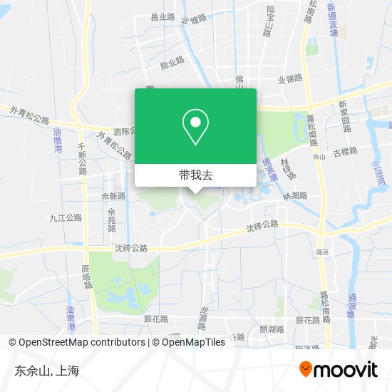 东佘山地图