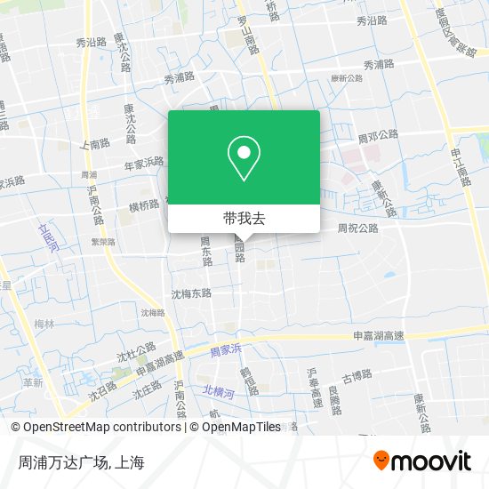 周浦万达广场地图