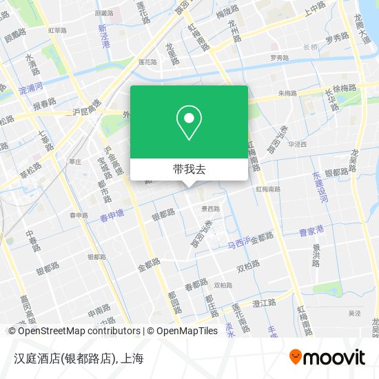 汉庭酒店(银都路店)地图