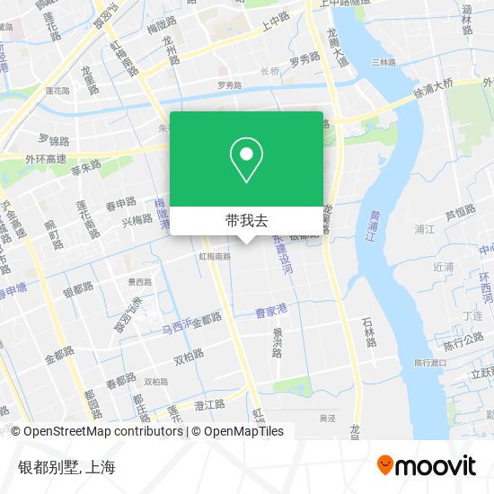 银都别墅地图