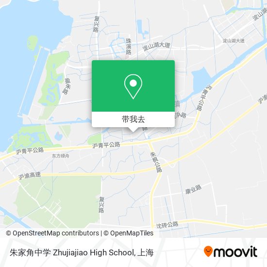 朱家角中学 Zhujiajiao High School地图