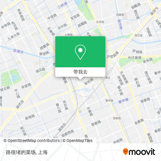 路很堵的菜场地图
