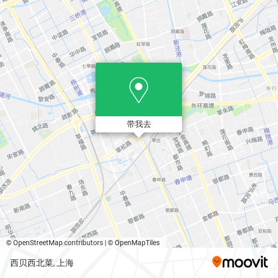 西贝西北菜地图