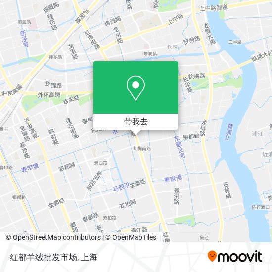 红都羊绒批发市场地图