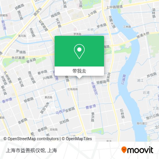 上海市益善殡仪馆地图