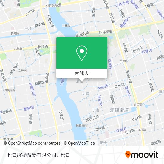 上海鼎冠帽業有限公司地图