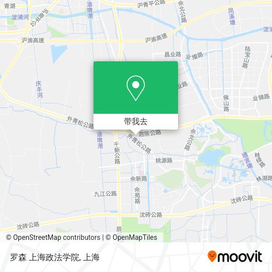 罗森 上海政法学院地图
