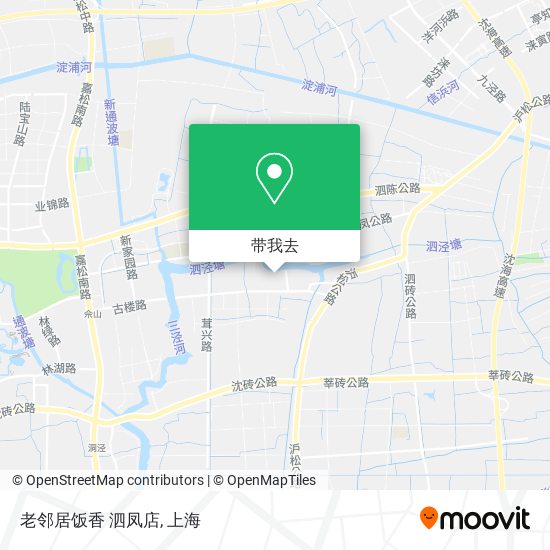 老邻居饭香 泗凤店地图