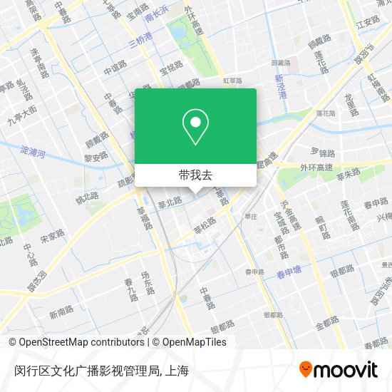 闵行区文化广播影视管理局地图