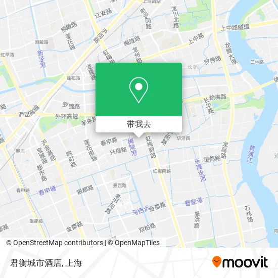 君衡城市酒店地图