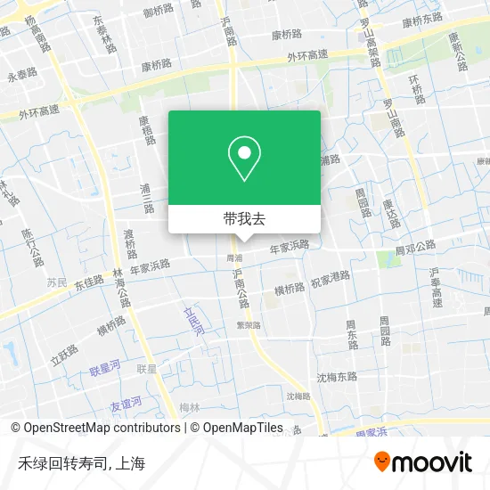 禾绿回转寿司地图