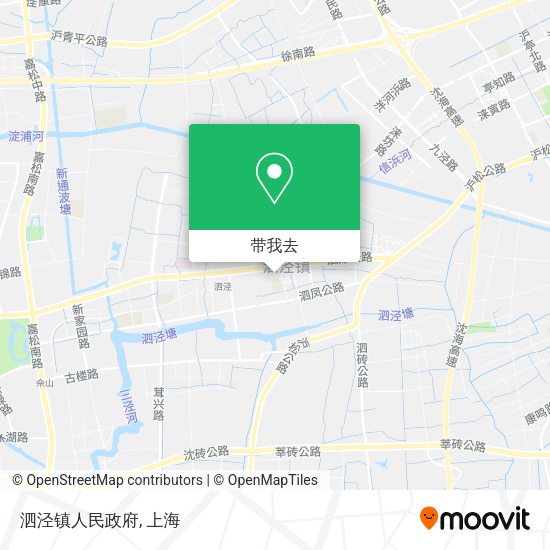 泗泾镇人民政府地图