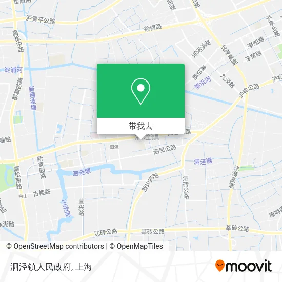 泗泾镇人民政府地图