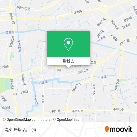 老邻居饭店地图