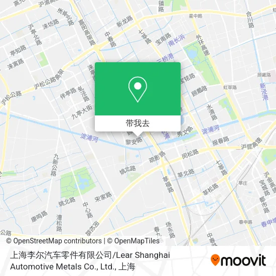 上海李尔汽车零件有限公司 / Lear Shanghai Automotive Metals Co., Ltd.地图