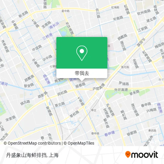 丹盛象山海鲜排挡地图