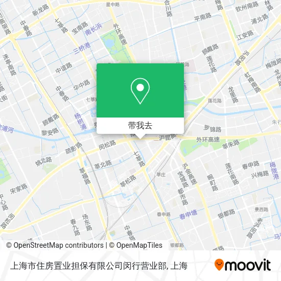 上海市住房置业担保有限公司闵行营业部地图