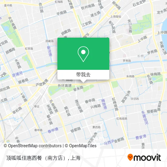 顶呱呱佳惠西餐（南方店）地图