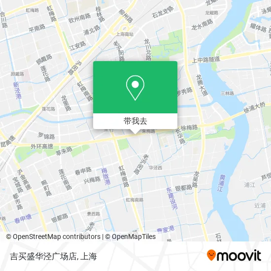 吉买盛华泾广场店地图