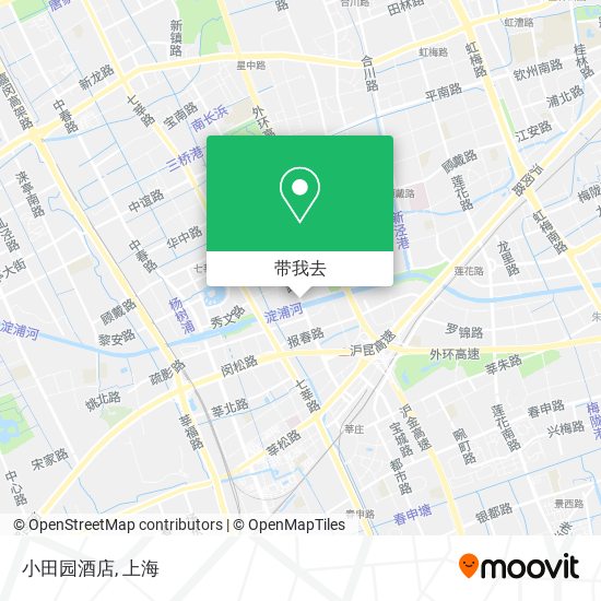 小田园酒店地图