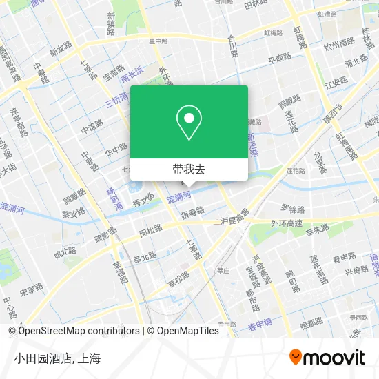 小田园酒店地图