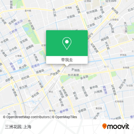 三洲花园地图