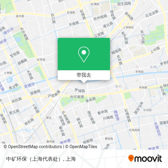 中矿环保（上海代表处）地图