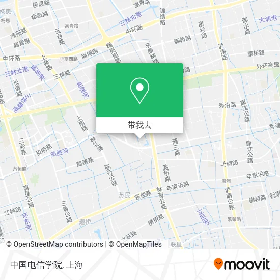 中国电信学院地图
