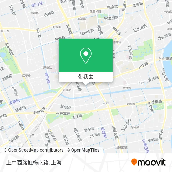 上中西路虹梅南路地图