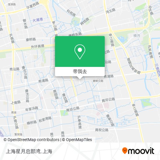 上海星月总部湾地图