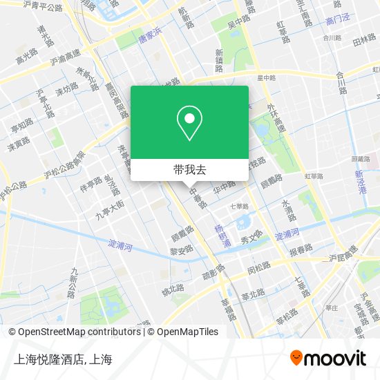 上海悦隆酒店地图