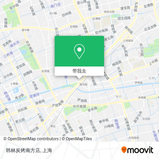 韩林炭烤南方店地图
