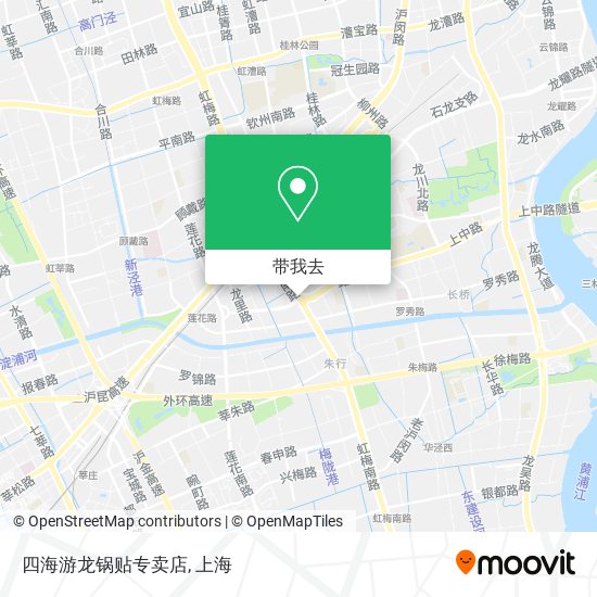 四海游龙锅贴专卖店地图