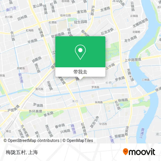 梅陇五村地图