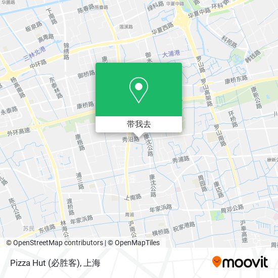 Pizza Hut (必胜客)地图