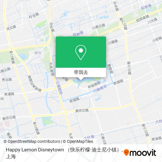 Happy Lemon Disneytown （快乐柠檬-迪士尼小镇）地图