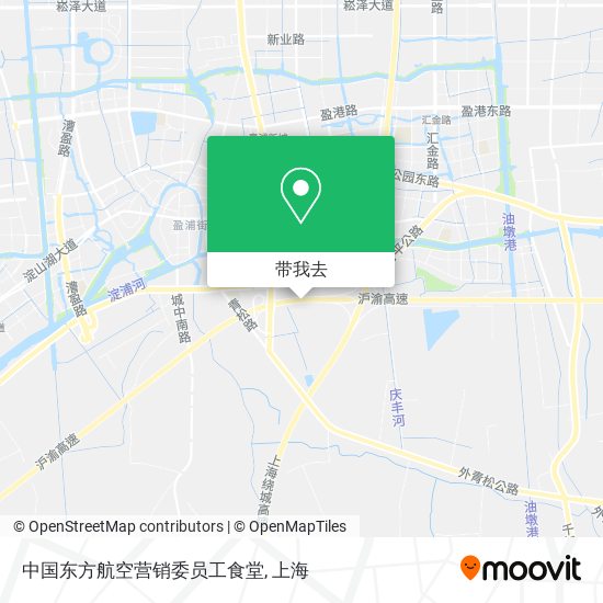中国东方航空营销委员工食堂地图