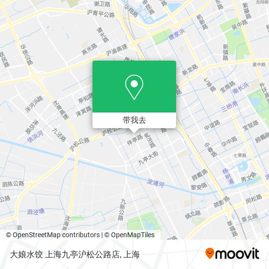 大娘水饺 上海九亭沪松公路店地图