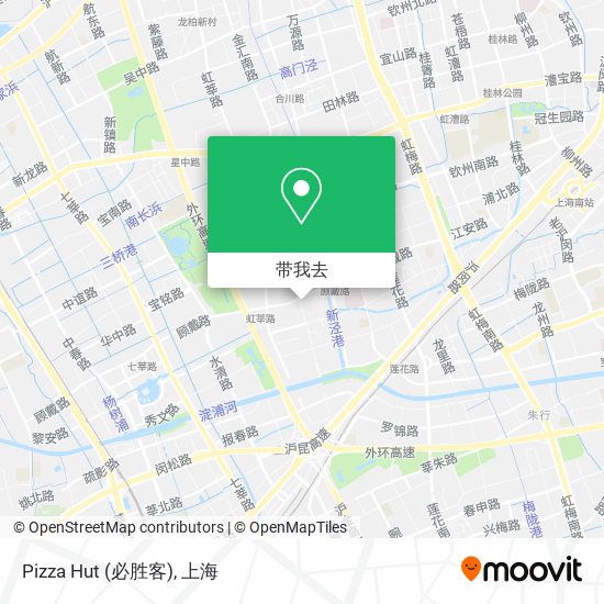 Pizza Hut (必胜客)地图