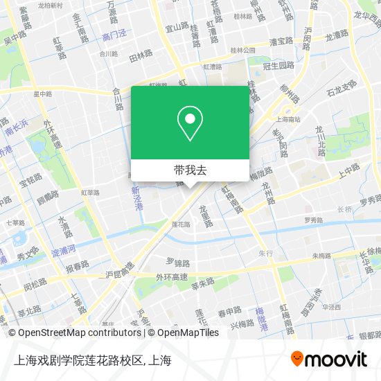 上海戏剧学院莲花路校区地图