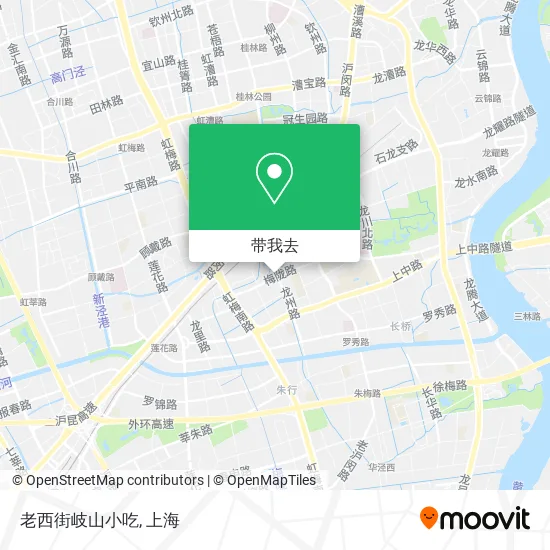 老西街岐山小吃地图