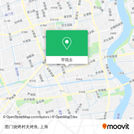 图门烧烤村夫烤鱼地图