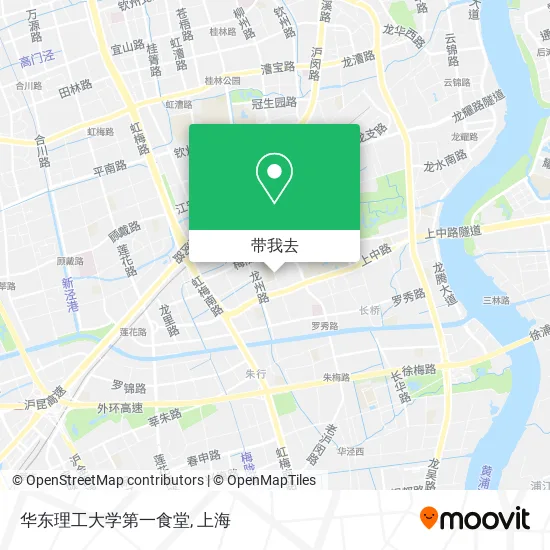 华东理工大学第一食堂地图