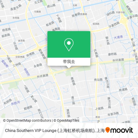 China Southern VIP Lounge (上海虹桥机场南航)地图