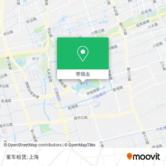 童车租赁地图