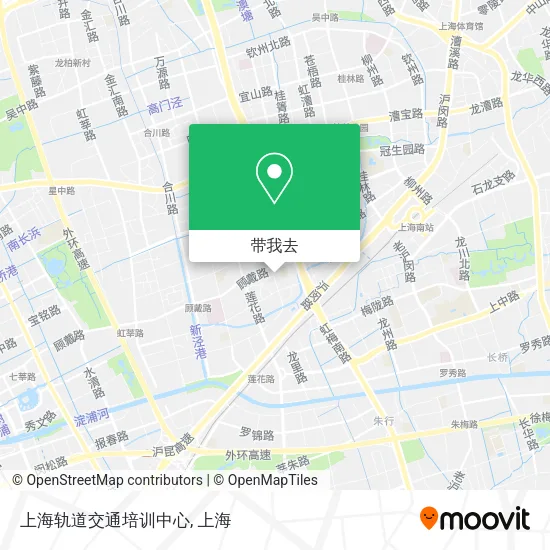 上海轨道交通培训中心地图