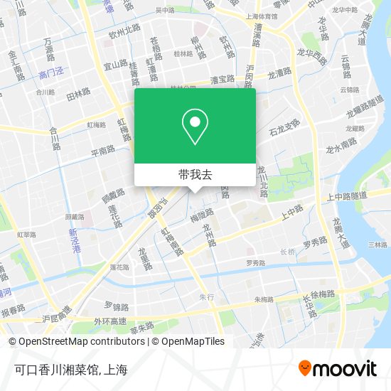可口香川湘菜馆地图