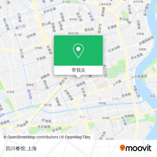 四川餐馆地图