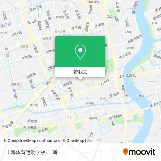 上海体育运动学校地图
